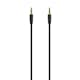 Audiokabel Champion 3,5mm 1m Svart