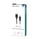USB-C Champion till Lightning Kabel 2m Svart