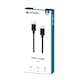USB-C Champion Kabel 60W 1m Svart