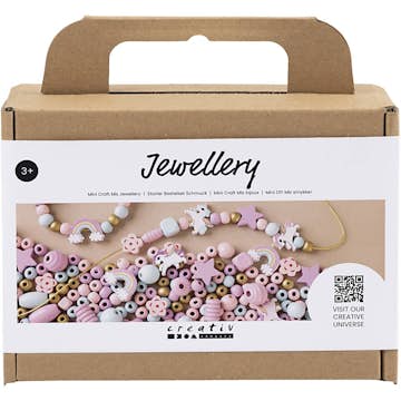 Smycken Creativ Company Mini DIY Mix Pastellfärger