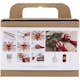 Julgranskulor Creativ Company DIY Kit Julrött Makramé