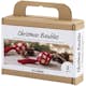 Julgranskulor Creativ Company DIY Kit Julrött Makramé