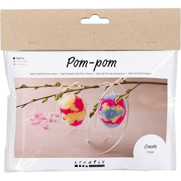 DIY-kit Creativ Company Pompom Ägg