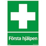 Skylt Systemtext Första Hjälpen Supernova+