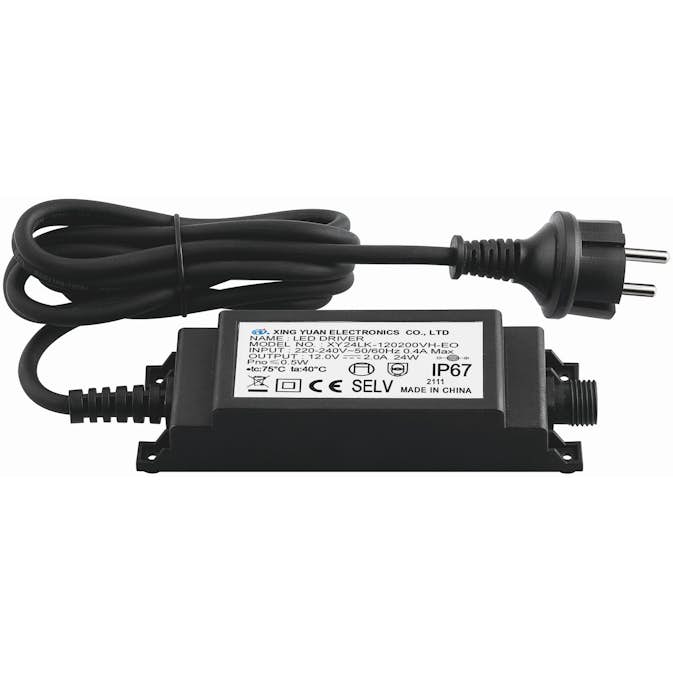 Driver Malmbergs Home 12Vdc 24W 1,8 m