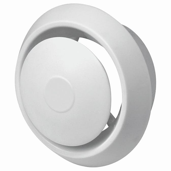 Frånluftventil Malmbergs 100 mm Vit