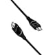 USB-C-kabel LogiLink Med display USB 2.0 PD 3.1 240W 1 m
