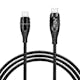 USB-C-kabel LogiLink Med display USB 2.0 PD 3.1 240W 1 m