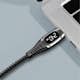 USB-C-kabel LogiLink Med display USB 2.0 PD 3.1 240W 1 m