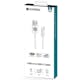 USB-A Champion till USB-C Kabel 1m Vit