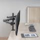 Monitorarm LogiLink Trippel 17-27 tum 2x658 mm