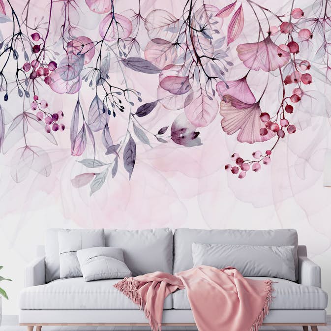 Fototapet Arkiio Foggy Nature Arkiio Pink