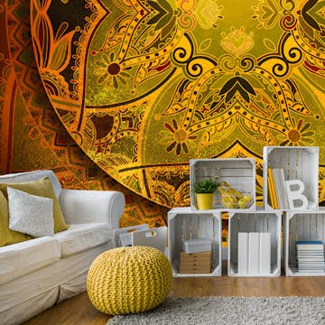 Fototapet Arkiio Mandala: Golden Poem