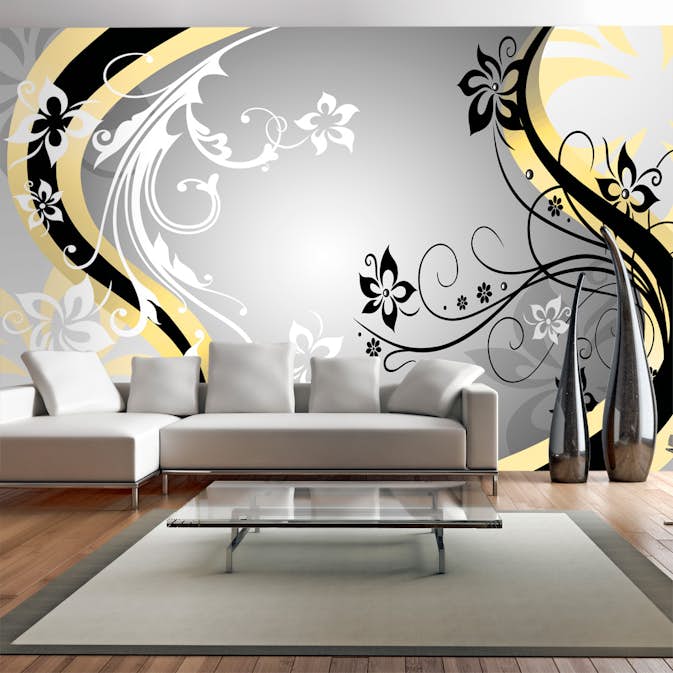 Fototapet XXL Arkiio Artflowers yellow 500x280 cm