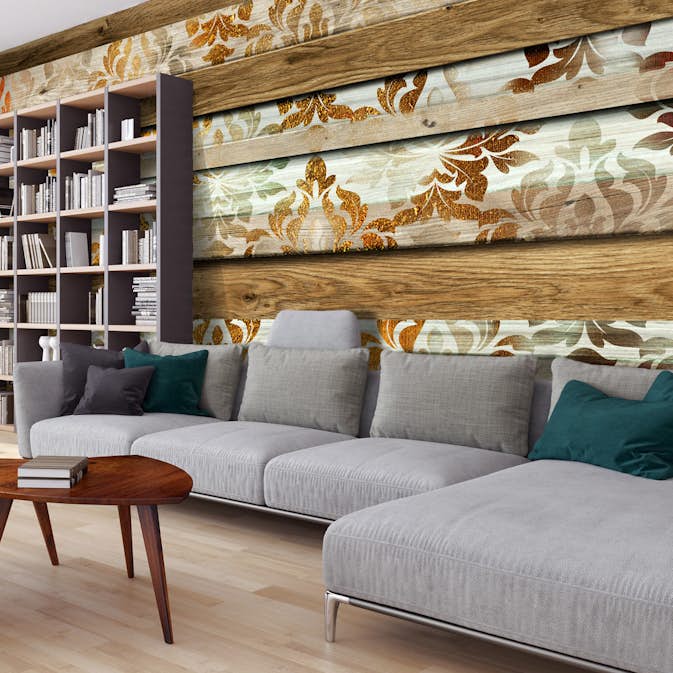 Fototapet Arkiio Självhäftande Wooden Elegance 490x280