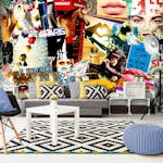 Fototapet XXL Arkiio Scraps of Modernity 500x280 cm