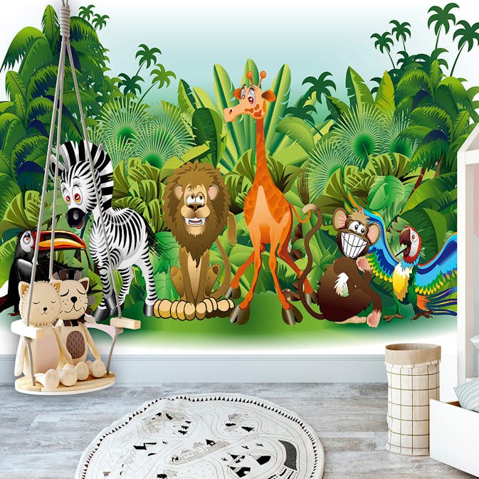 Fototapet Arkiio Jungle Animals 450x315 cm