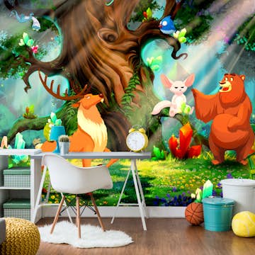 Fototapet Arkiio Bear And Friends 450x315 cm