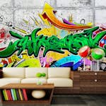 Fototapet Arkiio Självhäftande Urban Graffiti