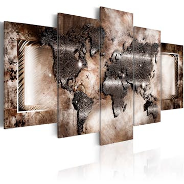 Akrylglastavla Arkiio Platinum Map