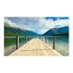 Fototapet Arkiio Mountain Lake Bridge 450x270 cm