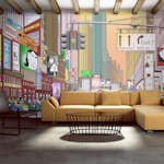 Fototapet XXL Arkiio Rusningstid NY 550x270 cm