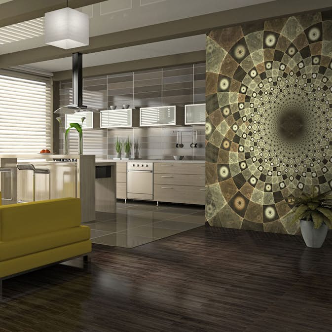 Fototapet Arkiio Brown Mosaic