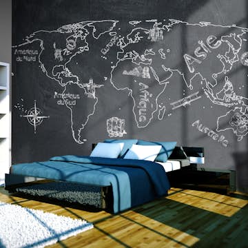 Fototapet Arkiio Liten Resa. Stor Resor Franska