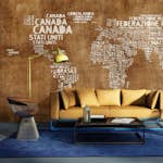 Fototapet Arkiio Antik Italienska Kartan