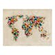 Fototapet Arkiio World Map A Kaleidoscope Of Colors