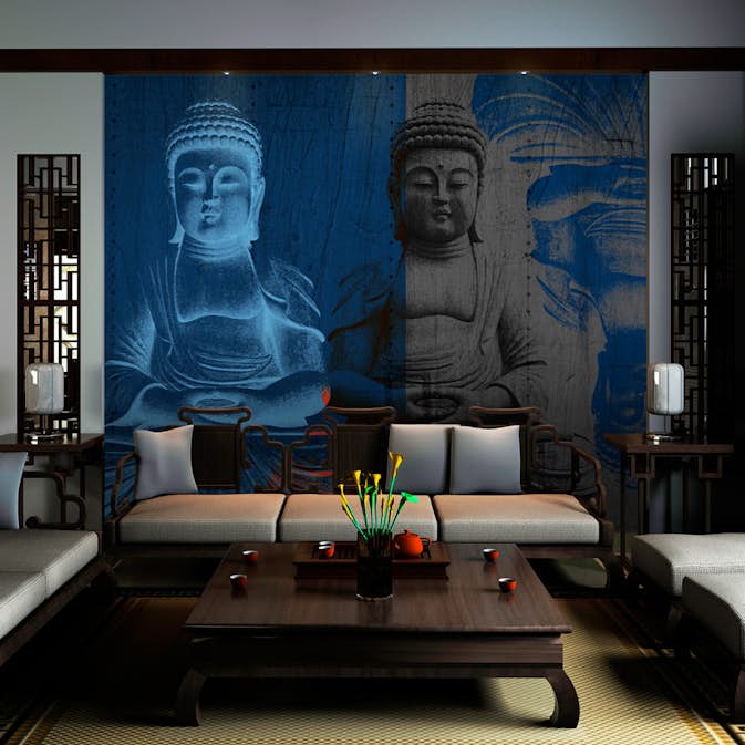 Fototapet Arkiio Tre Inkarnationer Av Buddha
