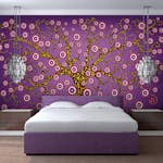 Fototapet Arkiio Abstrakt: Träd Violett