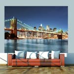 Fototapet Arkiio Mousserande Brooklyn Bridge