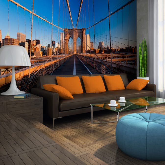 Fototapet Arkiio På Väg Till Manhattan