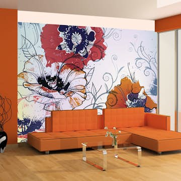 Fototapet Arkiio En Delikat Blomstermotiv