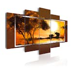 Tavla Arkiio Möte På Savannen