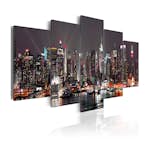 Tavla Arkiio Manhattan På Natten 200x100