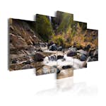 Tavla Arkiio A Waterfall In The Middle Of Wild Nature