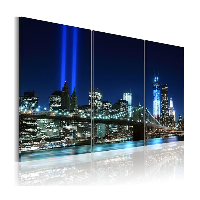 Tavla Arkiio Blue Lights In New York
