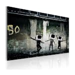 Tavla Arkiio TV Heads Dance Banksy 60x40