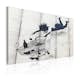 Tavla Arkiio FallIng Woman With Supermarket Trolley Banksy 60x40
