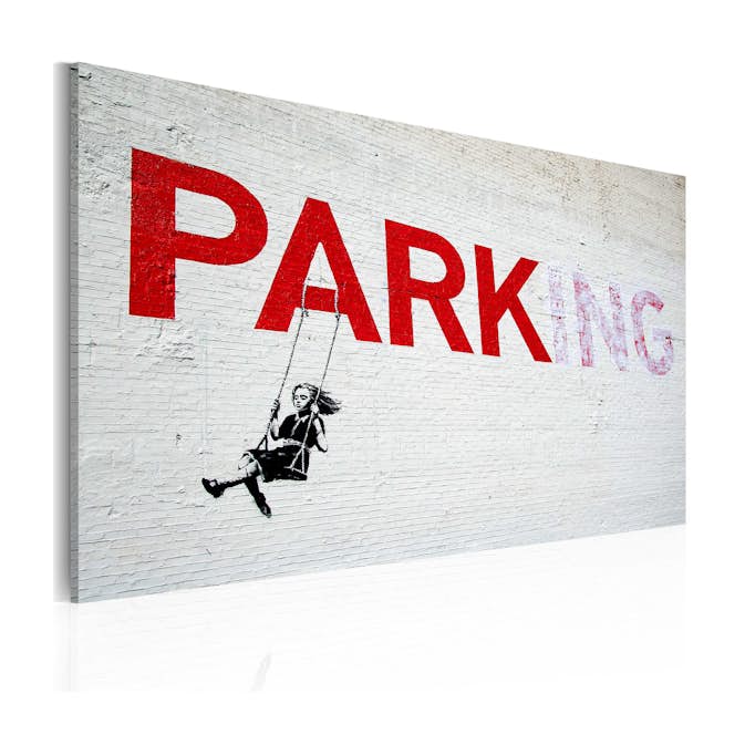 Tavla Arkiio Parking Banksy 60x40