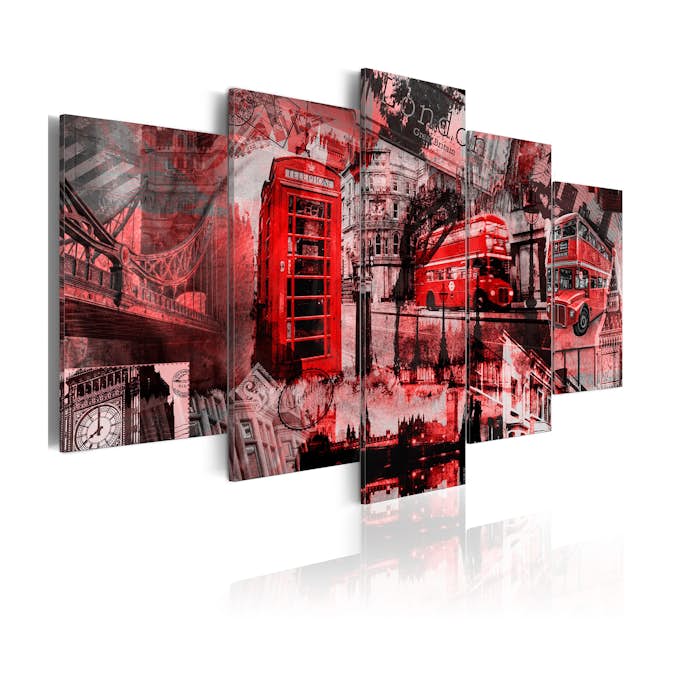 Tavla Arkiio London Collage 5 st