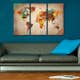 Tavla Arkiio Painted World Triptych