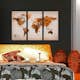 Tavla Arkiio Map Of The World Desert Storm Triptych