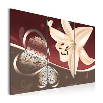 Tavla Arkiio Abstraction With Lily Triptych