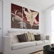 Tavla Arkiio Abstraction With Lily Triptych