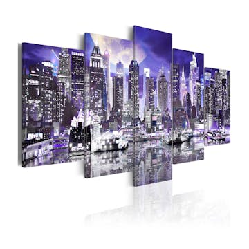 Tavla Arkiio Moonlit Night In New York City