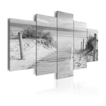 Tavla Arkiio Morning On The Beach Svart och Vit