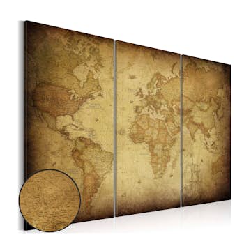 Tavla Arkiio Old Map Triptych